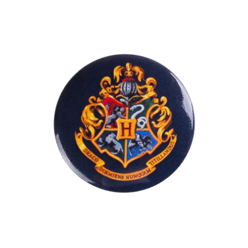 Harry Potter - Hogwarts Crest Button Badge - أكسسوار